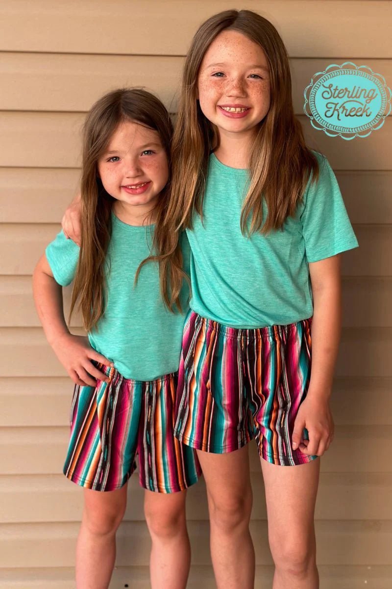 KIDS Color Me Serape Shorts* | pataconquindiano