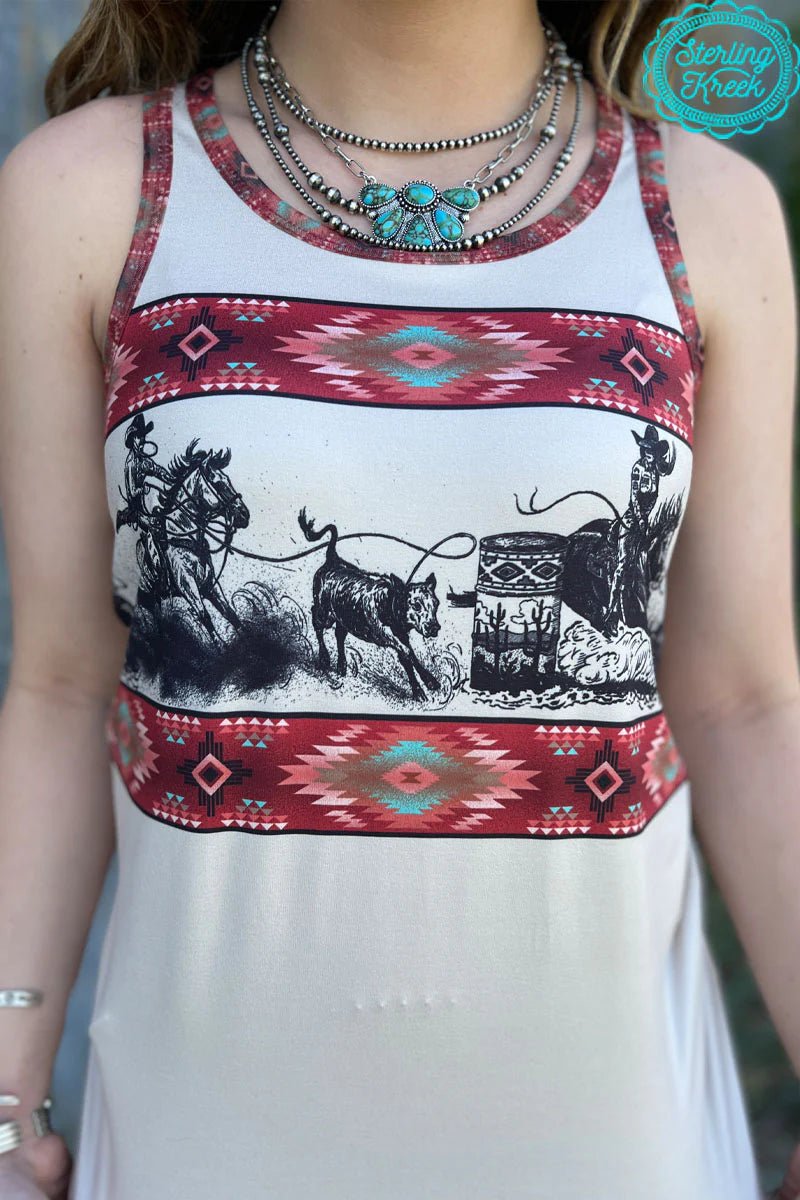 Sterling Kreek Rodeo Princess Tank Top | pataconquindiano