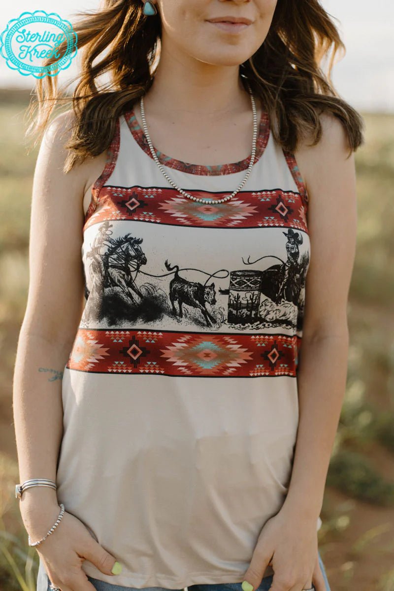 Sterling Kreek Rodeo Princess Tank Top | pataconquindiano