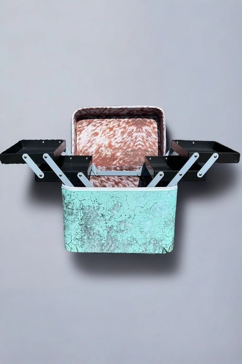 Sterling Kreek Turquoise Herd Makeup Box | pataconquindiano